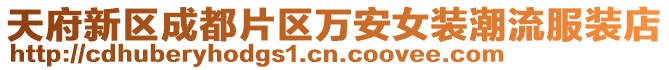 天府新區(qū)成都片區(qū)萬安女裝潮流服裝店