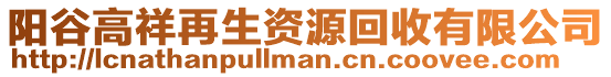 陽谷高祥再生資源回收有限公司