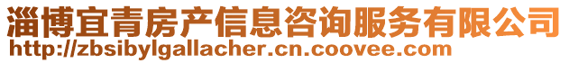 淄博宜青房產(chǎn)信息咨詢服務(wù)有限公司