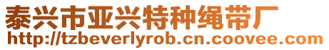 泰興市亞興特種繩帶廠