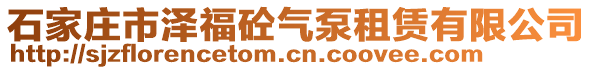 石家莊市澤福砼氣泵租賃有限公司