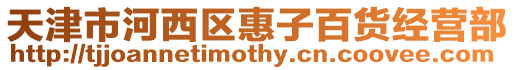天津市河西區(qū)惠子百貨經(jīng)營部