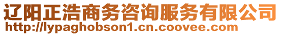 辽阳正浩商务咨询服务有限公司