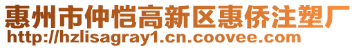 惠州市仲愷高新區(qū)惠僑注塑廠