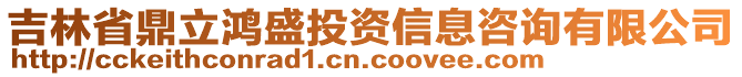 吉林省鼎立鴻盛投資信息咨詢有限公司