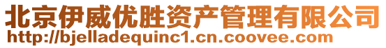 北京伊威優(yōu)勝資產(chǎn)管理有限公司