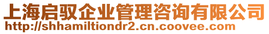 上海啟馭企業(yè)管理咨詢有限公司