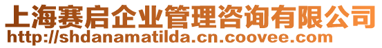 上海賽啟企業(yè)管理咨詢有限公司