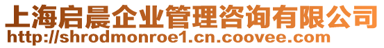 上海啟晨企業(yè)管理咨詢(xún)有限公司