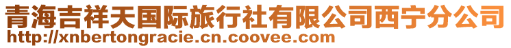 青海吉祥天國際旅行社有限公司西寧分公司