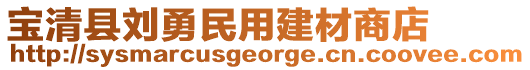 寶清縣劉勇民用建材商店