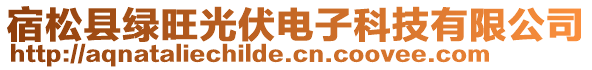 宿松縣綠旺光伏電子科技有限公司