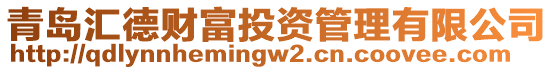 青島匯德財(cái)富投資管理有限公司