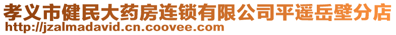 孝義市健民大藥房連鎖有限公司平遙岳壁分店