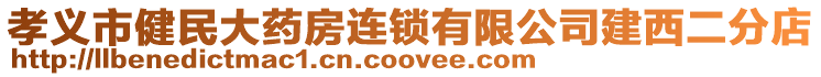 孝義市健民大藥房連鎖有限公司建西二分店
