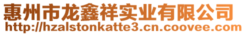 惠州市龍鑫祥實業有限公司