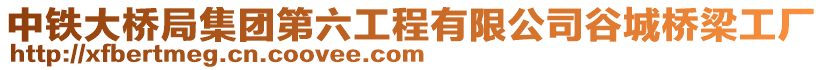 中鐵大橋局集團第六工程有限公司谷城橋梁工廠