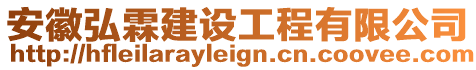 安徽弘霖建設工程有限公司