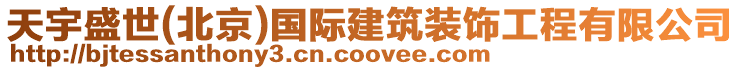 天宇盛世(北京)國際建筑裝飾工程有限公司