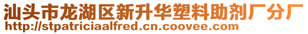 汕頭市龍湖區(qū)新升華塑料助劑廠分廠