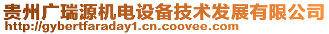 貴州廣瑞源機電設備技術發(fā)展有限公司