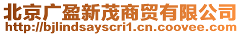 北京廣盈新茂商貿(mào)有限公司