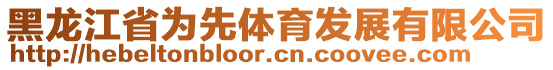 黑龍江省為先體育發(fā)展有限公司