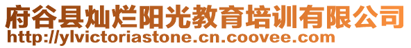 府谷縣燦爛陽光教育培訓(xùn)有限公司