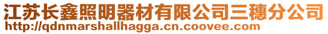 江蘇長鑫照明器材有限公司三穗分公司