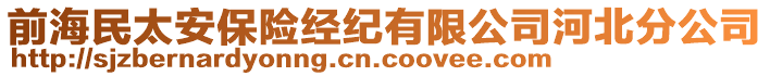 前海民太安保險經(jīng)紀有限公司河北分公司
