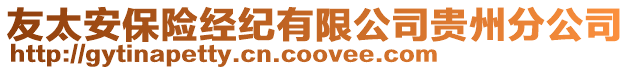 友太安保險經紀有限公司貴州分公司
