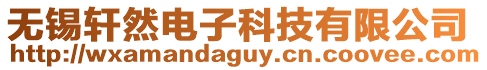 無錫軒然電子科技有限公司