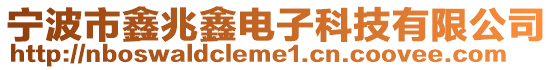 寧波市鑫兆鑫電子科技有限公司