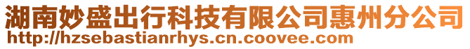 湖南妙盛出行科技有限公司惠州分公司