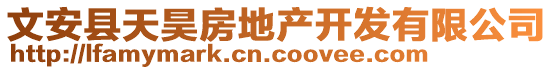 文安縣天昊房地產(chǎn)開(kāi)發(fā)有限公司