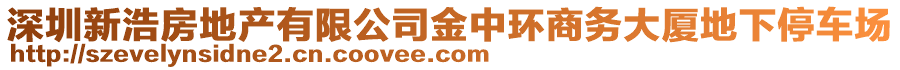 深圳新浩房地產(chǎn)有限公司金中環(huán)商務(wù)大廈地下停車場(chǎng)