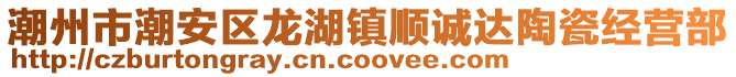 潮州市潮安區(qū)龍湖鎮(zhèn)順誠(chéng)達(dá)陶瓷經(jīng)營(yíng)部