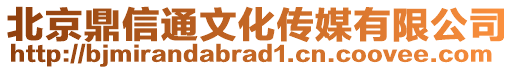 北京鼎信通文化傳媒有限公司