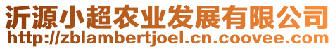 沂源小超農(nóng)業(yè)發(fā)展有限公司