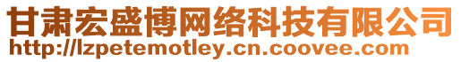 甘肅宏盛博網絡科技有限公司