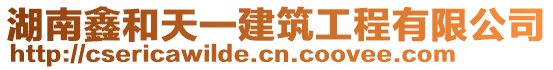 湖南鑫和天一建筑工程有限公司