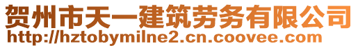 賀州市天一建筑勞務(wù)有限公司