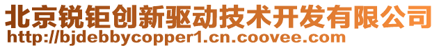 北京銳鉅創(chuàng)新驅動技術開發(fā)有限公司