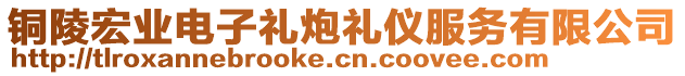 銅陵宏業(yè)電子禮炮禮儀服務(wù)有限公司