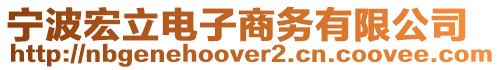 寧波宏立電子商務有限公司