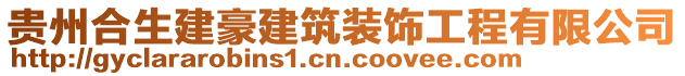 贵州合生建豪建筑装饰工程有限公司