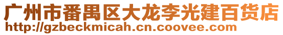 廣州市番禺區(qū)大龍李光建百貨店