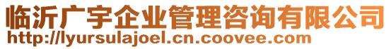 臨沂廣宇企業(yè)管理咨詢(xún)有限公司