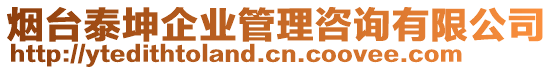 煙臺(tái)泰坤企業(yè)管理咨詢有限公司