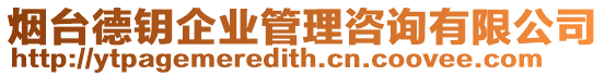 煙臺德鑰企業(yè)管理咨詢有限公司